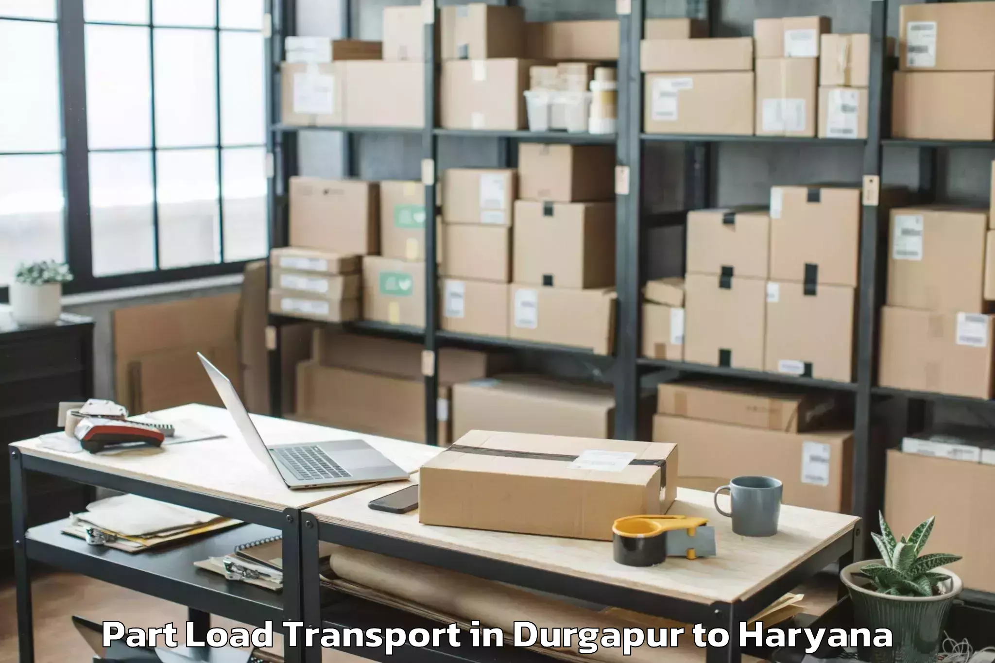 Book Your Durgapur to Bhiwani Part Load Transport Today